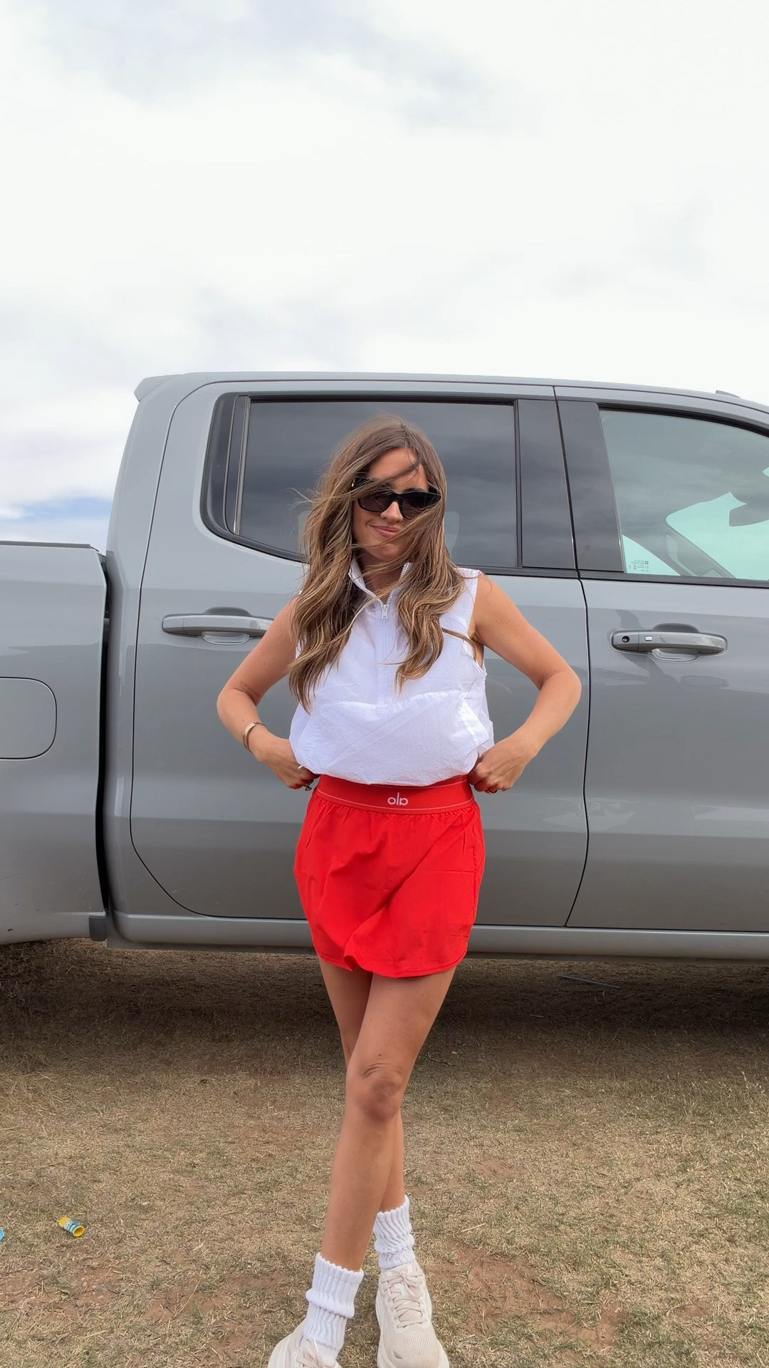 Baseball mom fit - xs @Alo Yoga top and small skirt. 

#LTKootd #LTKmomlife #LTKActive