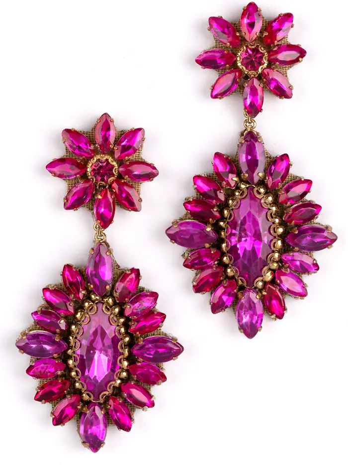 Deepa Gurnani Alianah Crystal Drop Earrings | Nordstrom | Nordstrom
