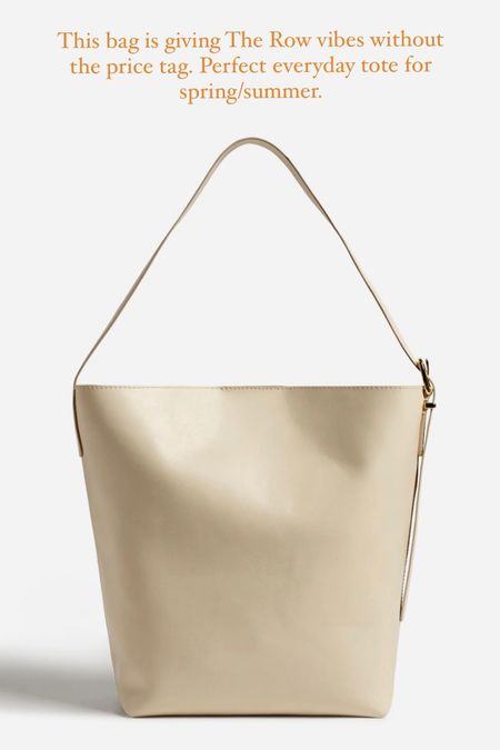 This bag is giving The Row vibes without the price tag. Perfect everyday tote for spring/summer. 

Tote, tote bag, work tote, everyday purse, summer outfit, workwear, Madewell, The Stylizt 

#LTKItBag #LTKWorkwear #LTKStyleTip