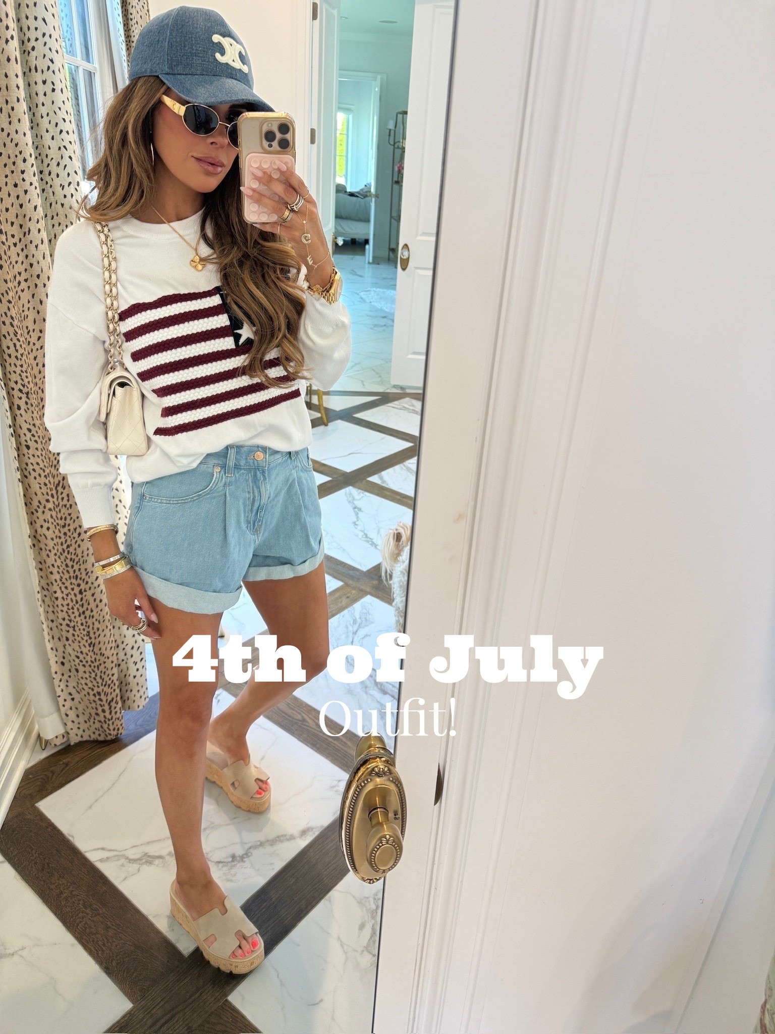 Amazon Prime Day starts tomorrow and this sweater would be perfect for the 4th of July!! Comes in other colors! ALSO! These shoes are a great Hermes dupe! 

Amazon fashion, Amazon finds, Amazon Prime, Summer outfits, American flag sweater, Denim shorts, 4th of July outfits, Emily Gemma

#LTKootd #LTKSeasonal #LTKdayinmylife