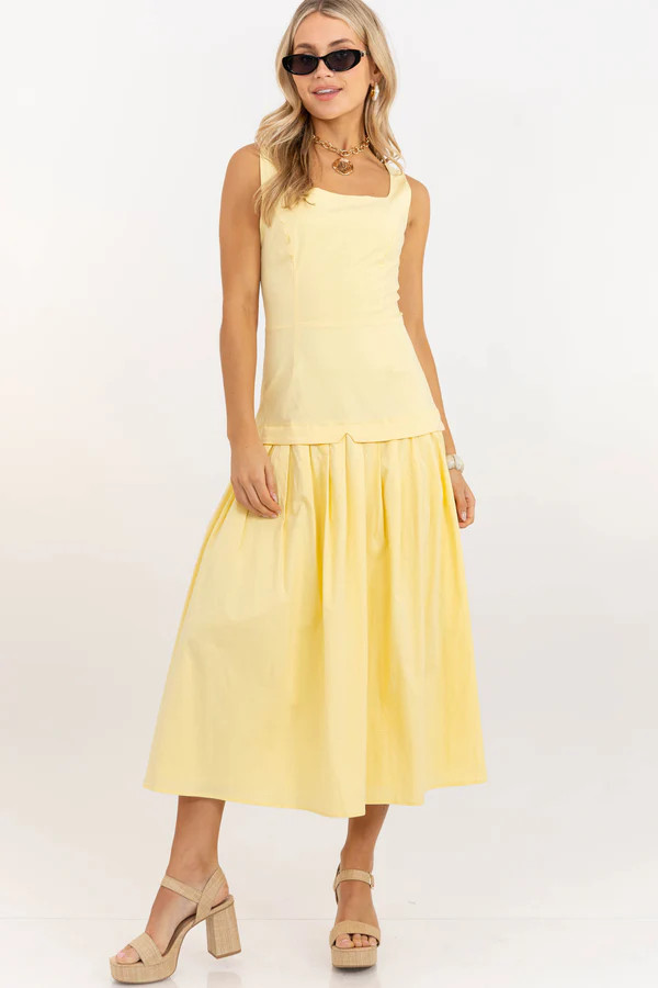 Where We Belong Yellow Dress | The Mint Julep Boutique