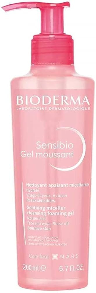 Bioderma Sensibio Foaming Gel Cleansing and Make-Up Removing Refreshing feeling for Sensitive Ski... | Amazon (US)