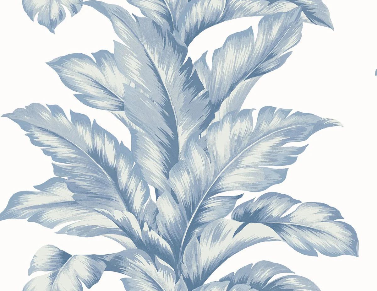 Seabrook Banana Springs Blue Skies Wallpaper | DecoratorsBest