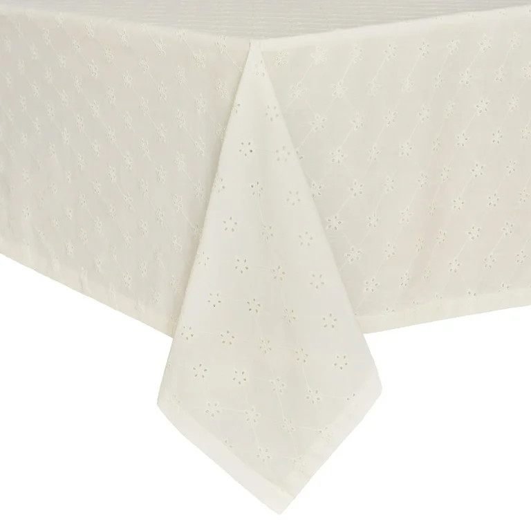 The Pioneer Woman Eyelet Tablecloth, 60" x 84" | Walmart (US)