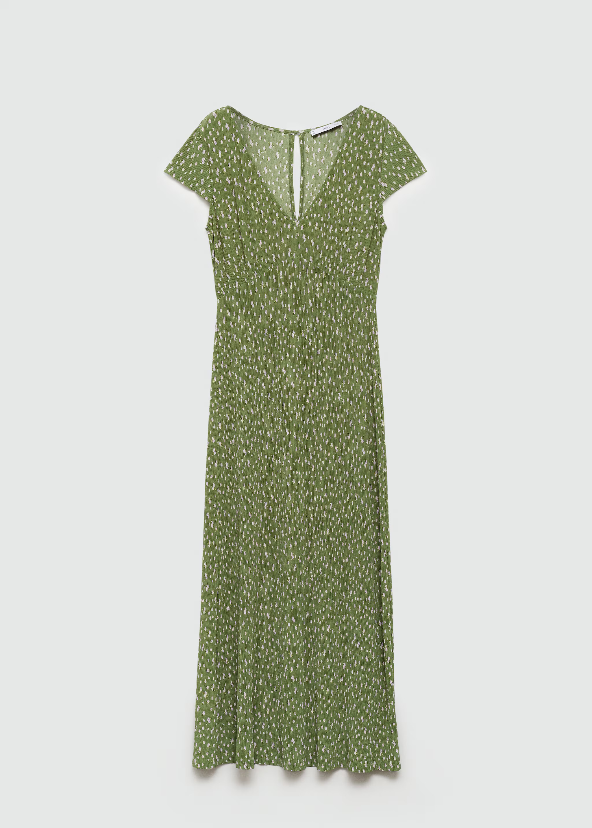 Textured printed dress | MANGO (UK)