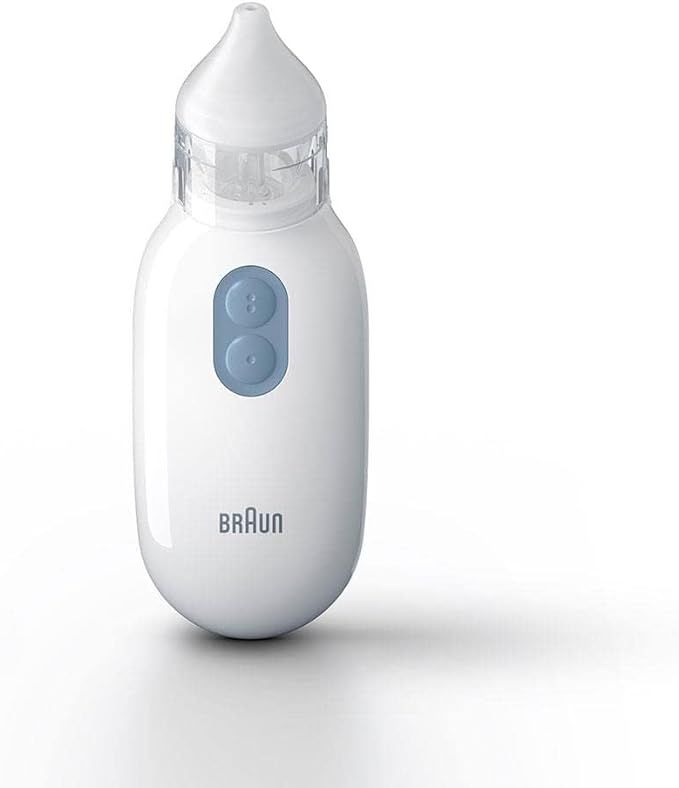 Braun Nasal aspirator 1 | Mucus Remover | Blocked Nose Relief | Electric Suction Power | Two Suct... | Amazon (UK)