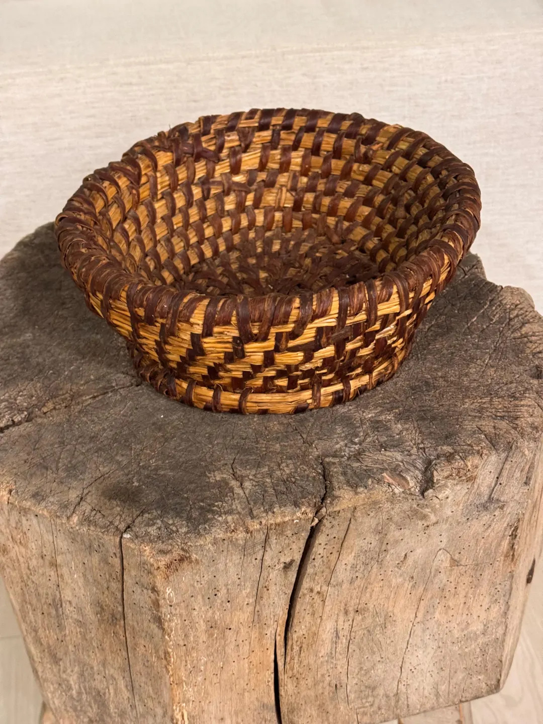 Vintage French Woven Basket | Rustic Farmhouse Decor - Etsy | Etsy (US)