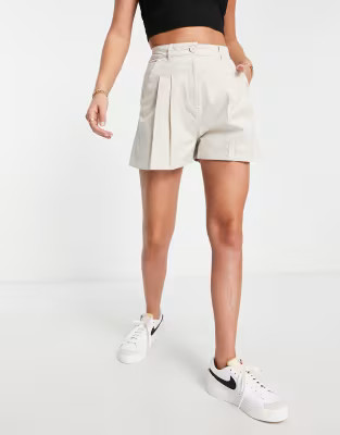 ASOS DESIGN chino short in stone | ASOS (Global)