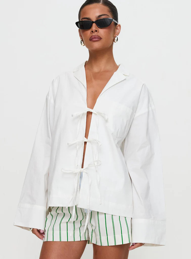 Spiri Shirt White | Princess Polly US