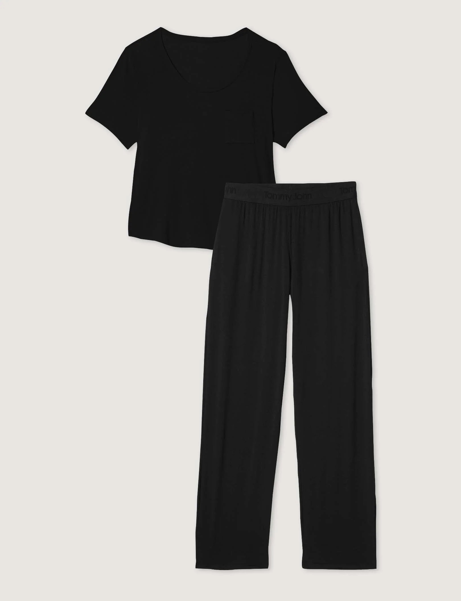 Women's Second Skin Sleep Pocket Tee & Pant Set | Tommy John