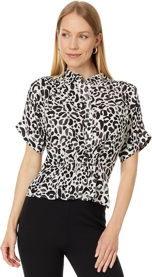 NIC+ZOE Women's Onyx Animal Top | Amazon (US)
