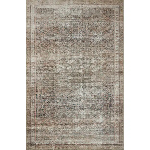 Jules Performance Ink / Terracotta Rug | Wayfair North America