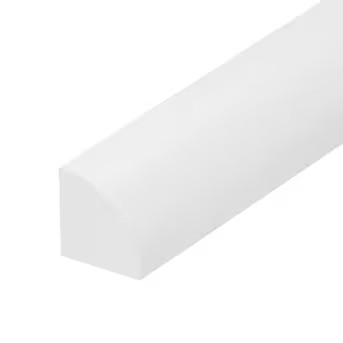 Royal Building Products 1/2-in x 8-ft Finished PVC Quarter Round Moulding | Lowe's