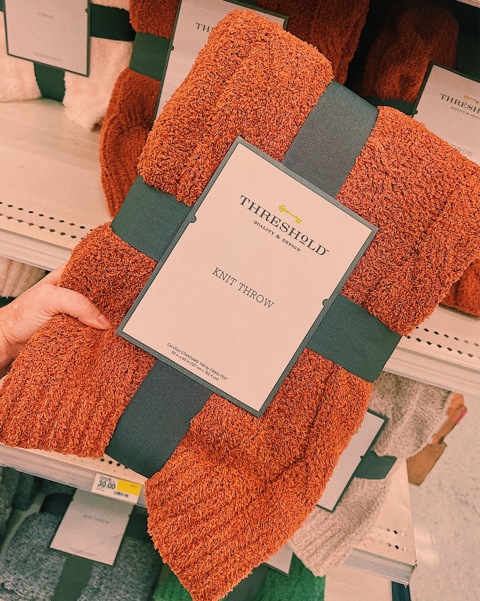 @target is back for fall with our favorite barefoot dreams blanket dupe 🙌🏼 I’m OBSESSED with this rust color for fall 🍁 will look beautiful on any cozy space & will keep you warm and cozy all fall long ✨ (seriously, it’s SOOOO SOFT!!!!)

#LTKSeasonal #LTKunder50 #LTKhome