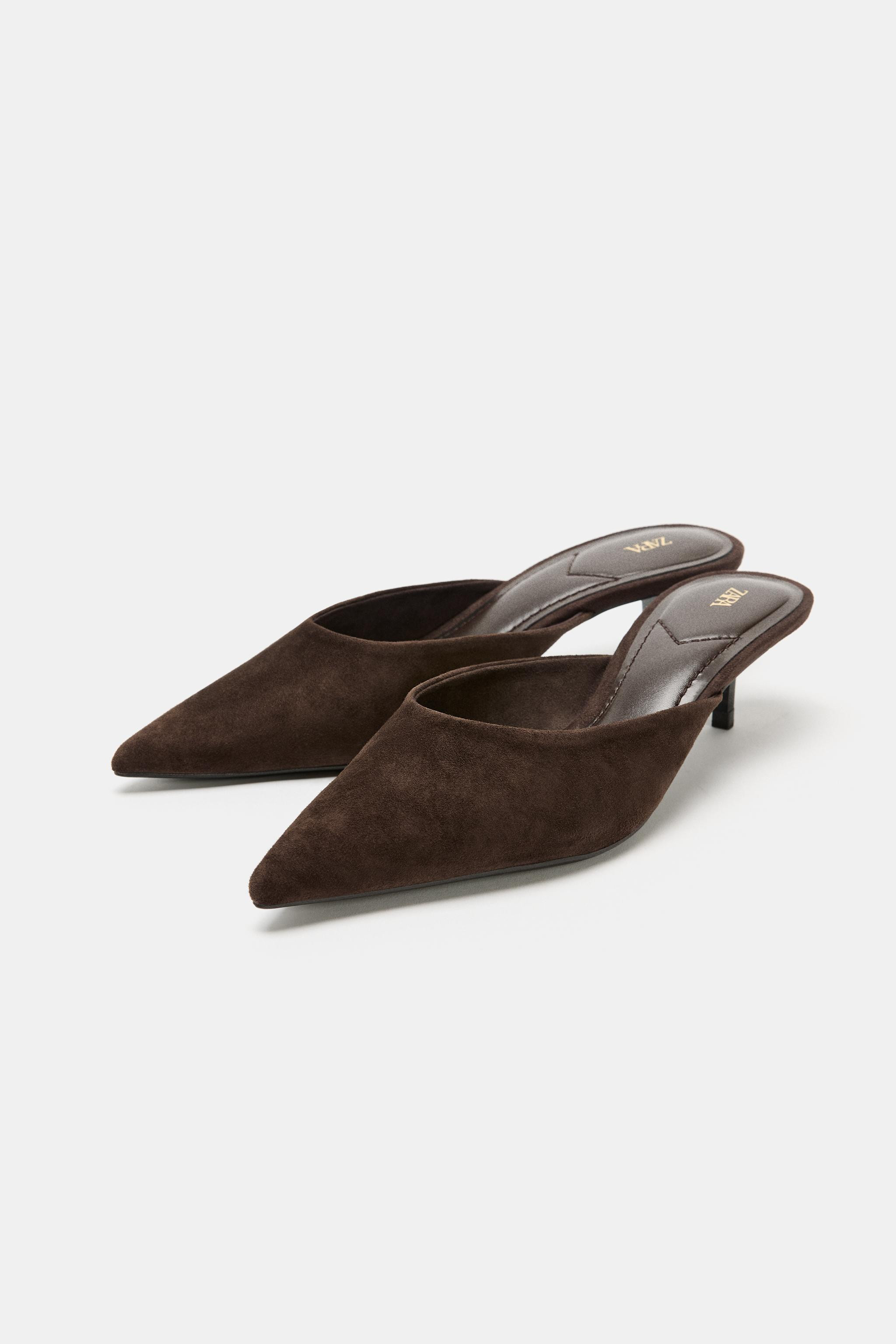 SUEDE MULES | Zara Canada
