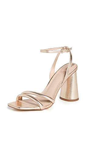 Sam Edelman Women's Kia Heeled Sandal, Gold Leaf, 9 | Amazon (US)