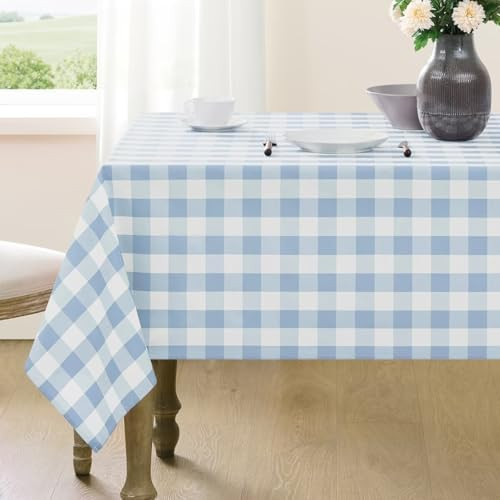 Checkered Tablecloth Rectangle Gingham Table Cloths Waterproof Wrinkle Free Buffalo Plaid Table C... | Amazon (US)