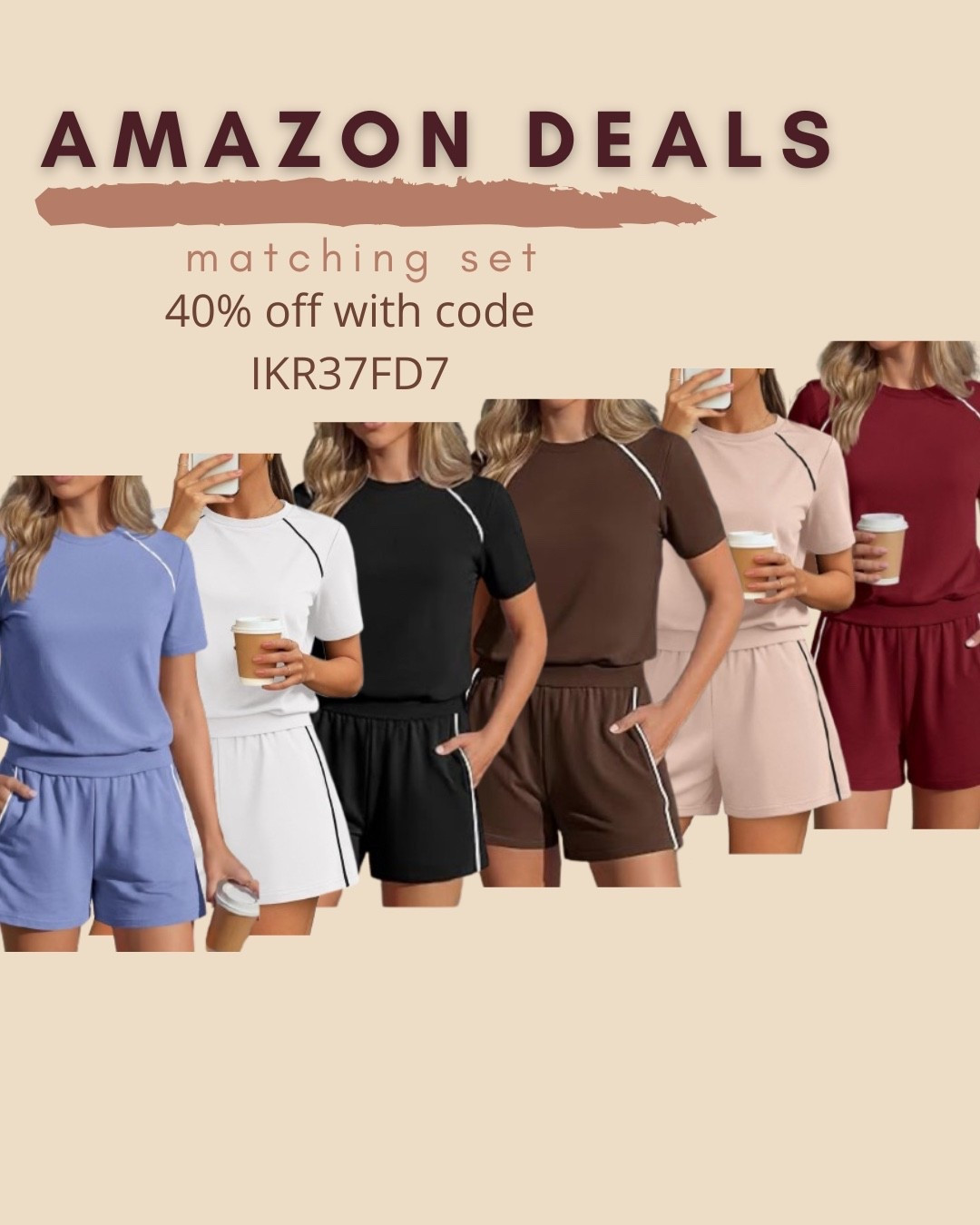 $24 ends 7/22

Amazon fashion
Amazon deals
Matching set
Two piece set
Amazon set 
Lounge set
Comfy outfit

#LTKSaleAlert