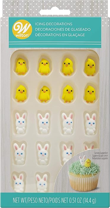 Wilton Icing Decorations, Mini Chicks and Bunnies | Amazon (US)