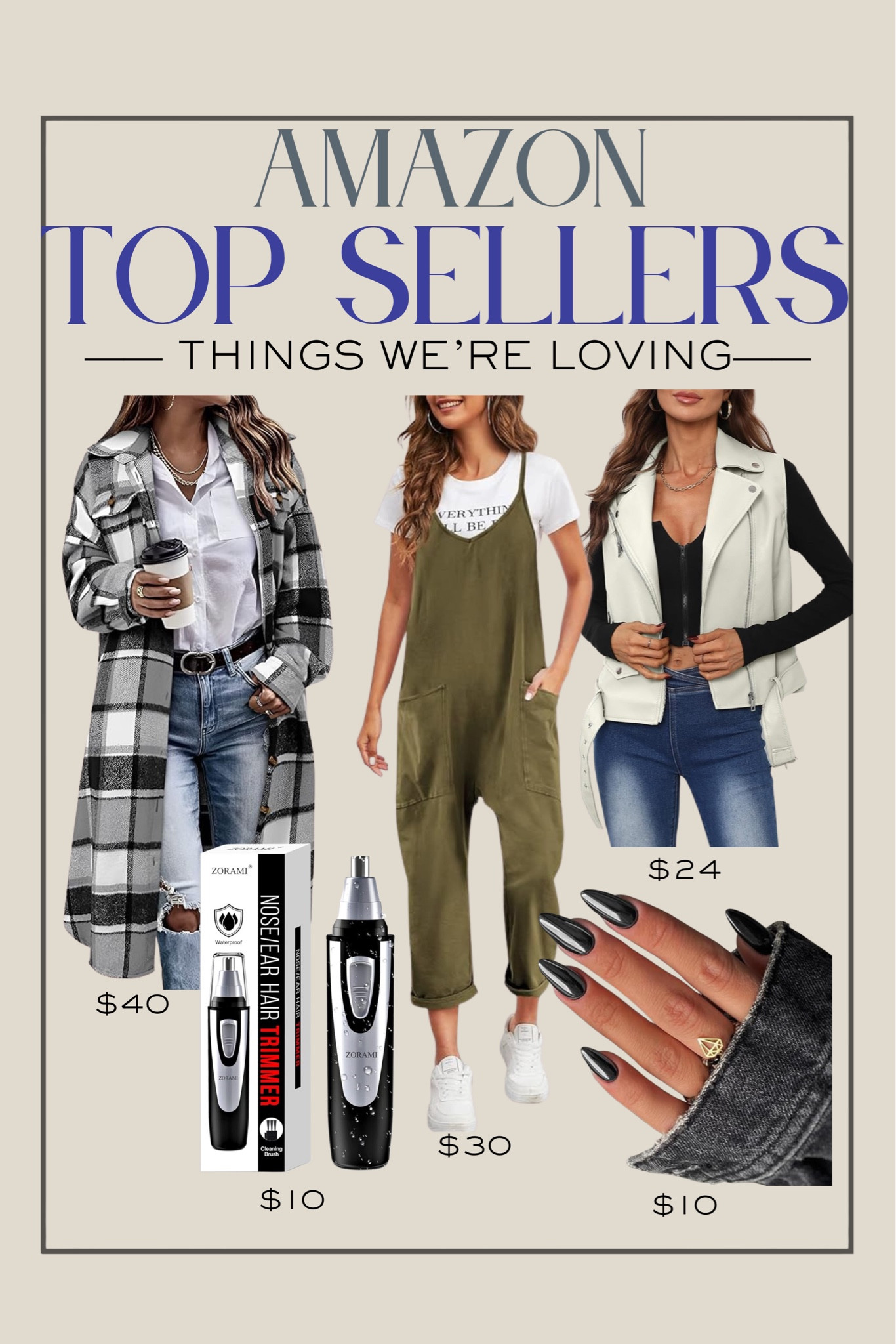 Our favorite products from Amazon from this past week! I’m obsessed with the nail set, definitely my current go-to! 

Amazon bestsellers, amazon fashion, press on on nails, amazon jumpsuit, amazon finds, betterwithchardonnay, Steph Joplin 

#LTKbeauty #LTKstyletip #LTKSeasonal