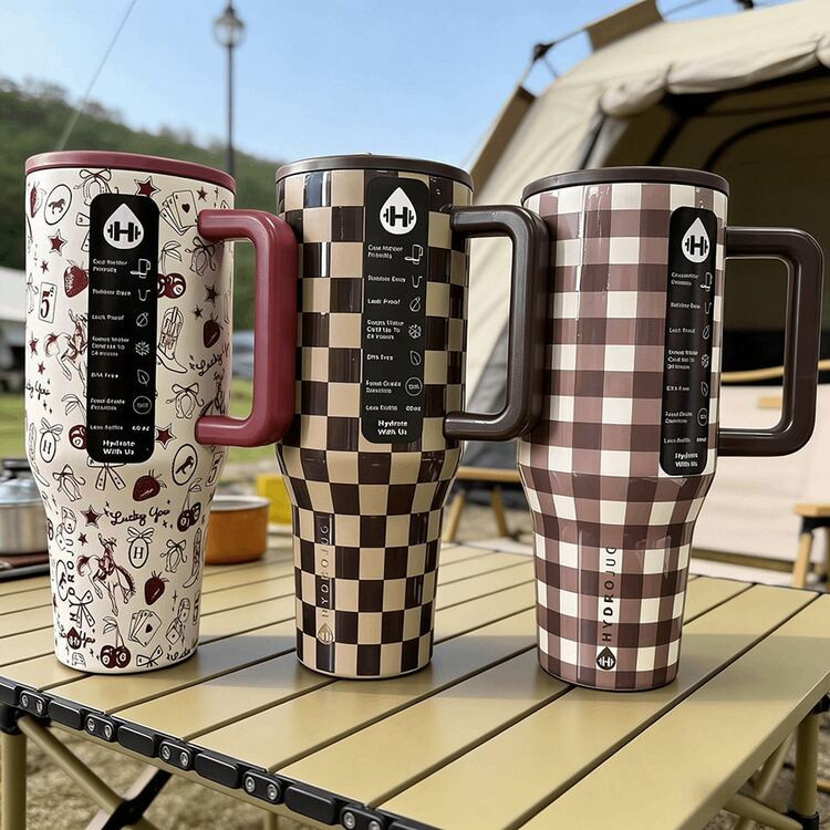 Hydrojug NEW 32OZ/40OZ Tumbler Straw Lid Stainless Steel Vacuum Insulated Car Mug Double Wall The... | SHEIN