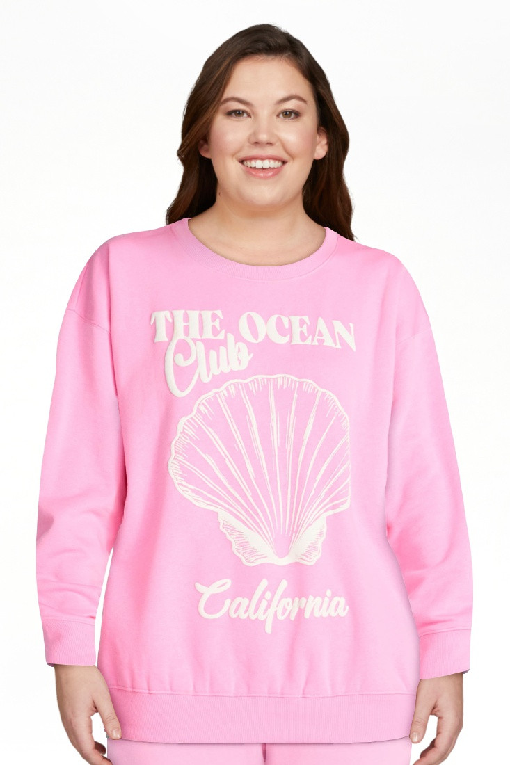 No Boundaries Graphic Crewneck Sweatshirt, Women's and Women's Plus Sizes XXS-4X | Walmart (US)