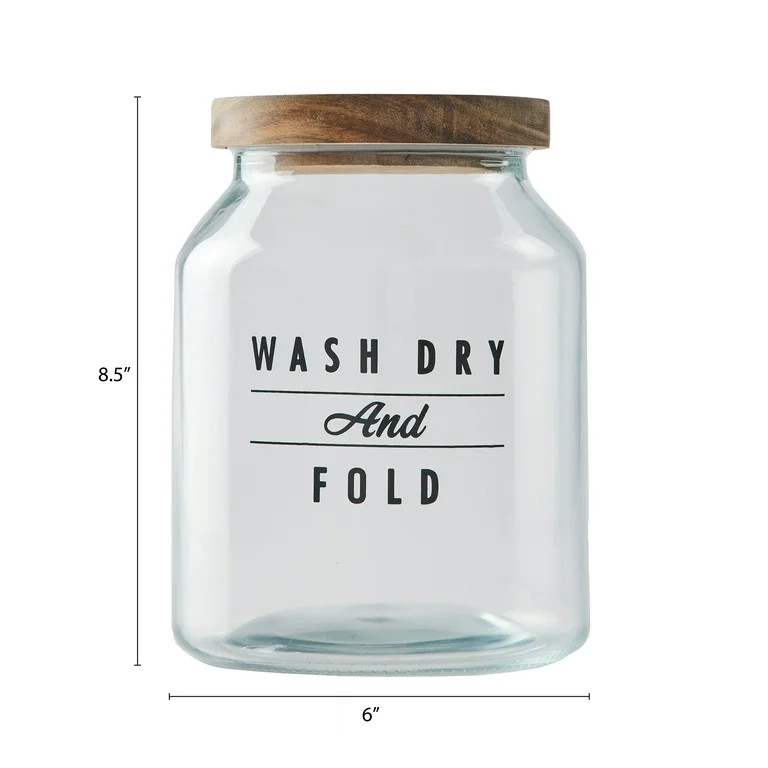 Better Homes & Gardens Medium Glass Laundry Detergent Container with Scoop | Walmart (US)