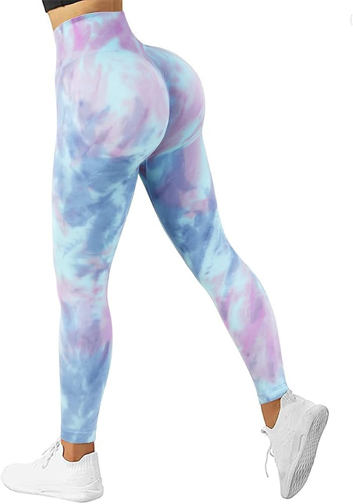 SUUKSESS Women Scrunch Butt Lifting Seamless Leggings Booty High Waisted Workout Yoga Pants | Amazon (US)