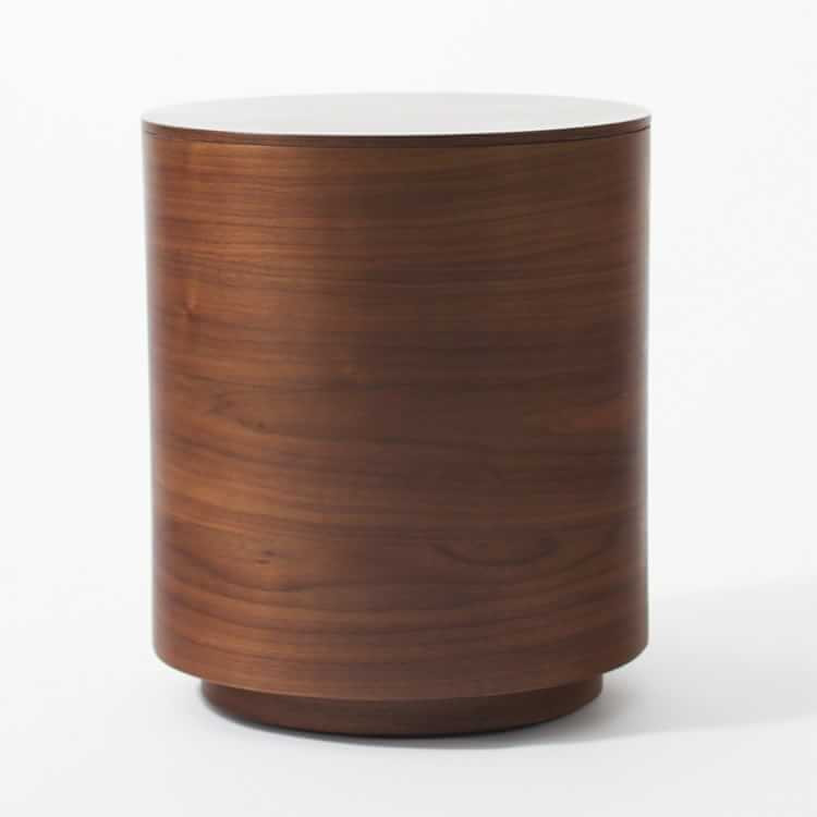 Volume Side Table - Wood | West Elm (US)