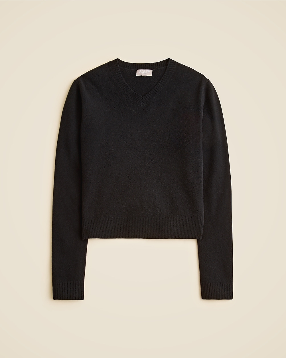 Cashmere high V-neck sweater | J. Crew US
