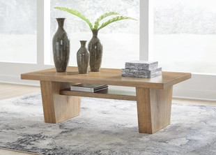 Kristiland Coffee Table, Light Brown | Ashley