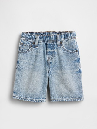 Baby & Toddler UltraSoft Denim Pull-On Shorts | Gap (CA)