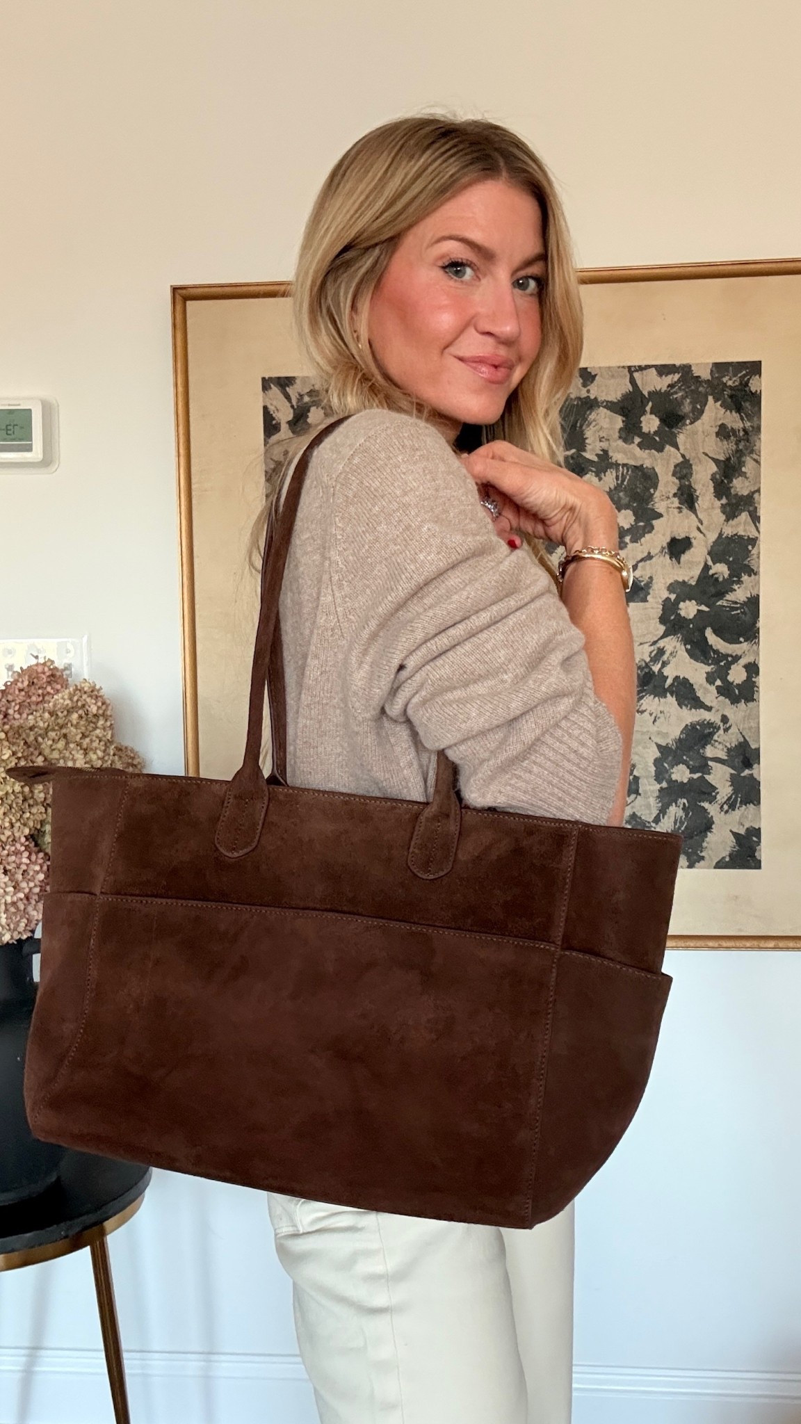 My fav tote bag in chocolate brown! 

#LTKgrwm #LTKootd #LTKSeasonal