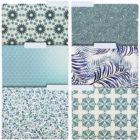 24pcs Paper Cardstock Decorative File Folders Letter Size, 11.5 x 9 in, Assorted Artistic Floral Des | Walmart (US)