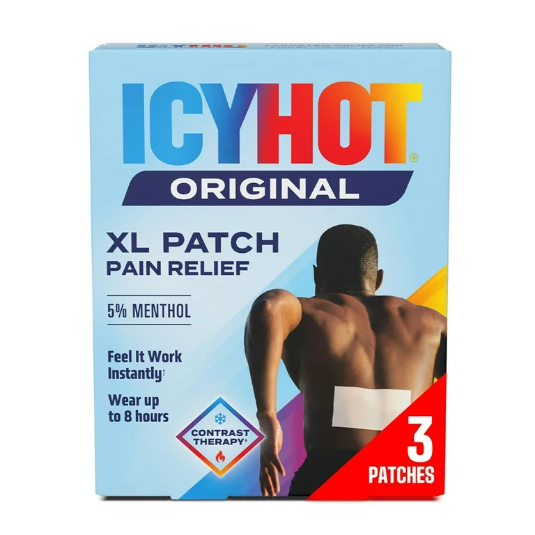 Icy Hot Medicated XL Backpatch (3 Ct), No Mess Pain Relief | Walmart (US)