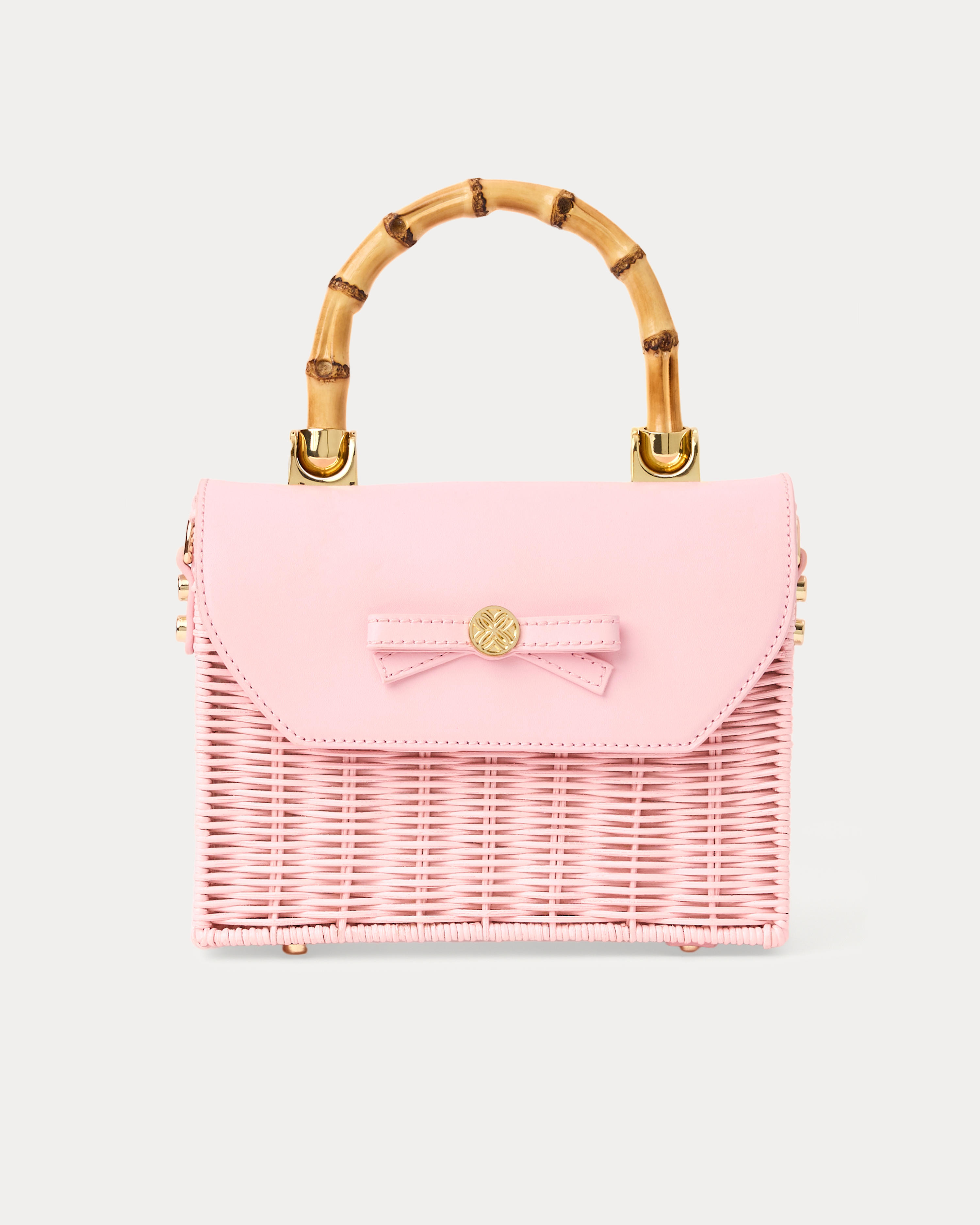 Teighen Bow Wicker Bag | Lilly Pulitzer