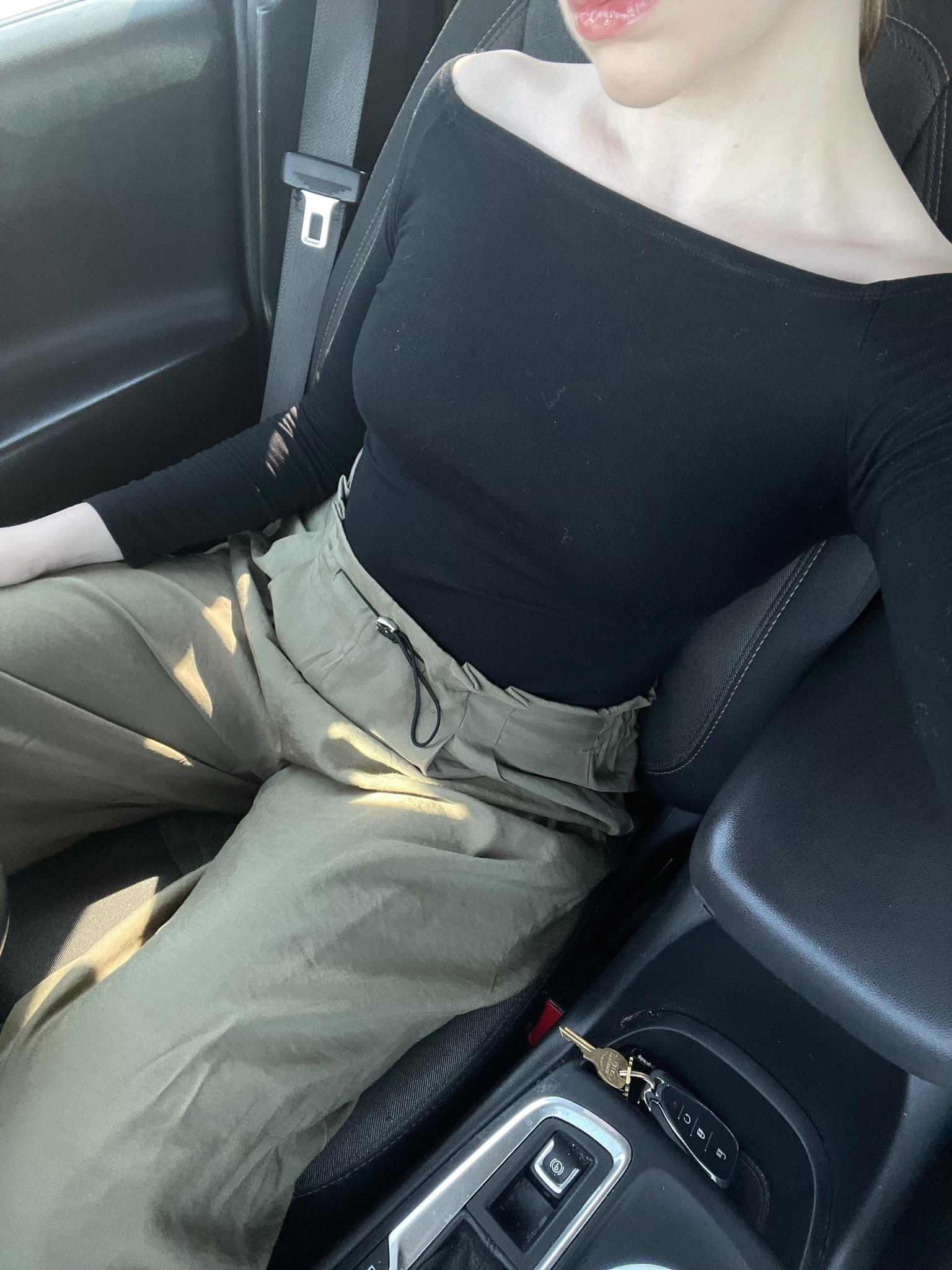 It’s giving Kim Possible… this off the shoulder top is one of the few Amazon tops that are actually fantastic quality! 🖤

Casual outfit | spring outfit 

#LTKstyletip #LTKsalealert #LTKMostLoved