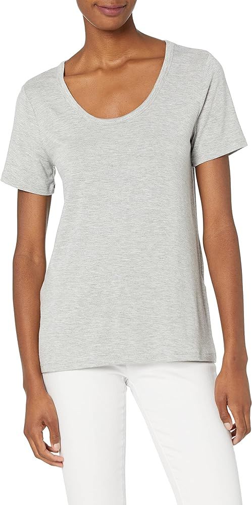 Daily Ritual Women's Jersey Short-Sleeve Scoop Neck Shirt | Amazon (US)