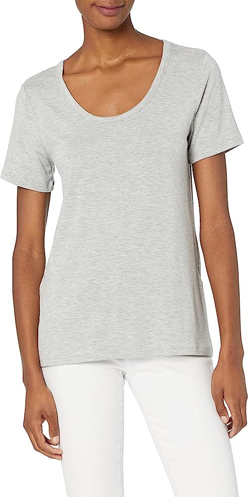 Daily Ritual Women's Jersey Short-Sleeve Scoop Neck Shirt | Amazon (US)