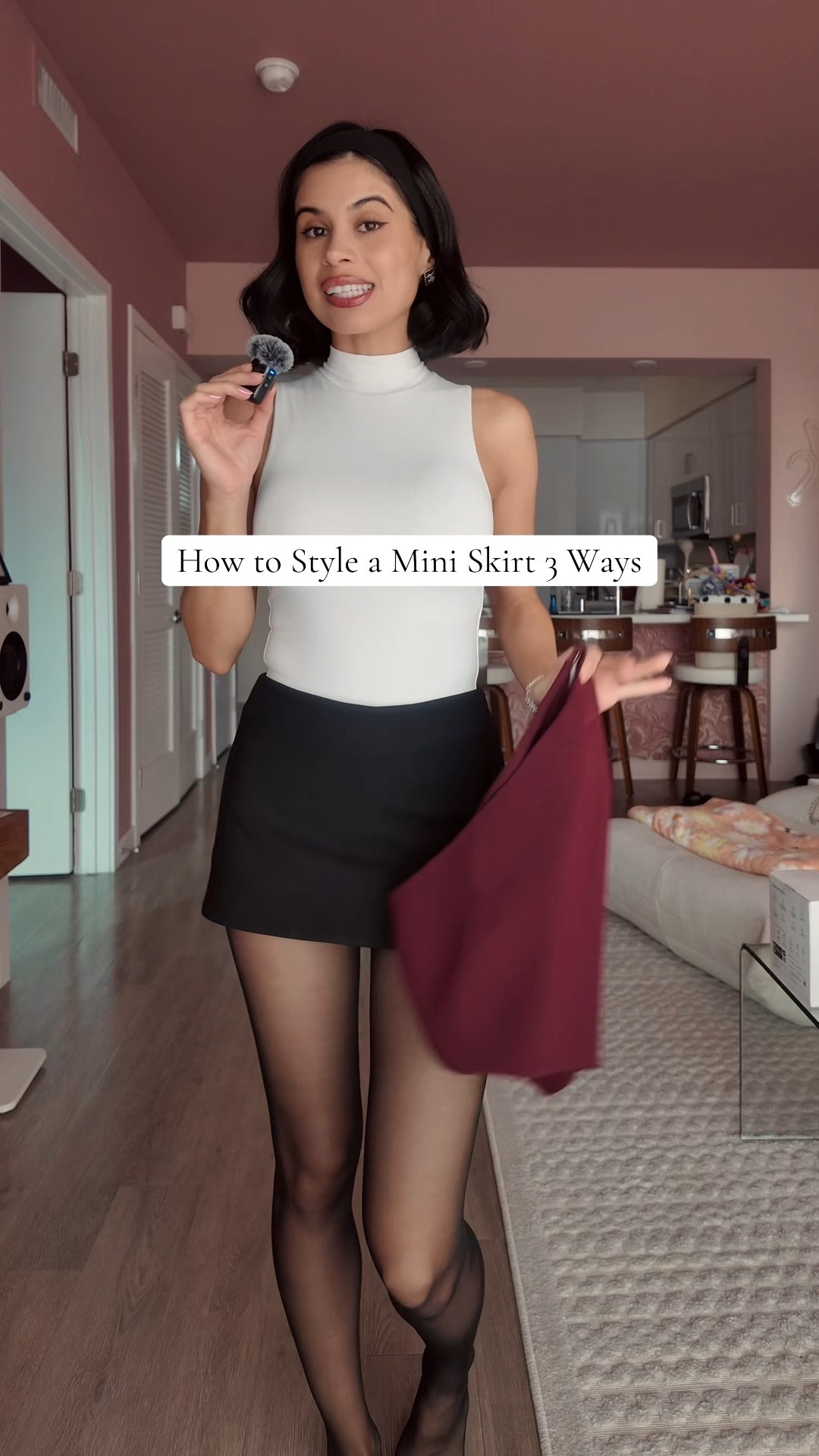How to style a mini skirt 3 ways for winter ❄️ 

#LTKootd #LTKHoliday
