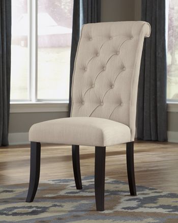 Ashley D530-01 Tripton Dining Uph Side Chair - Linen&#44;  Pack Of 2 | Unbeatable Sale