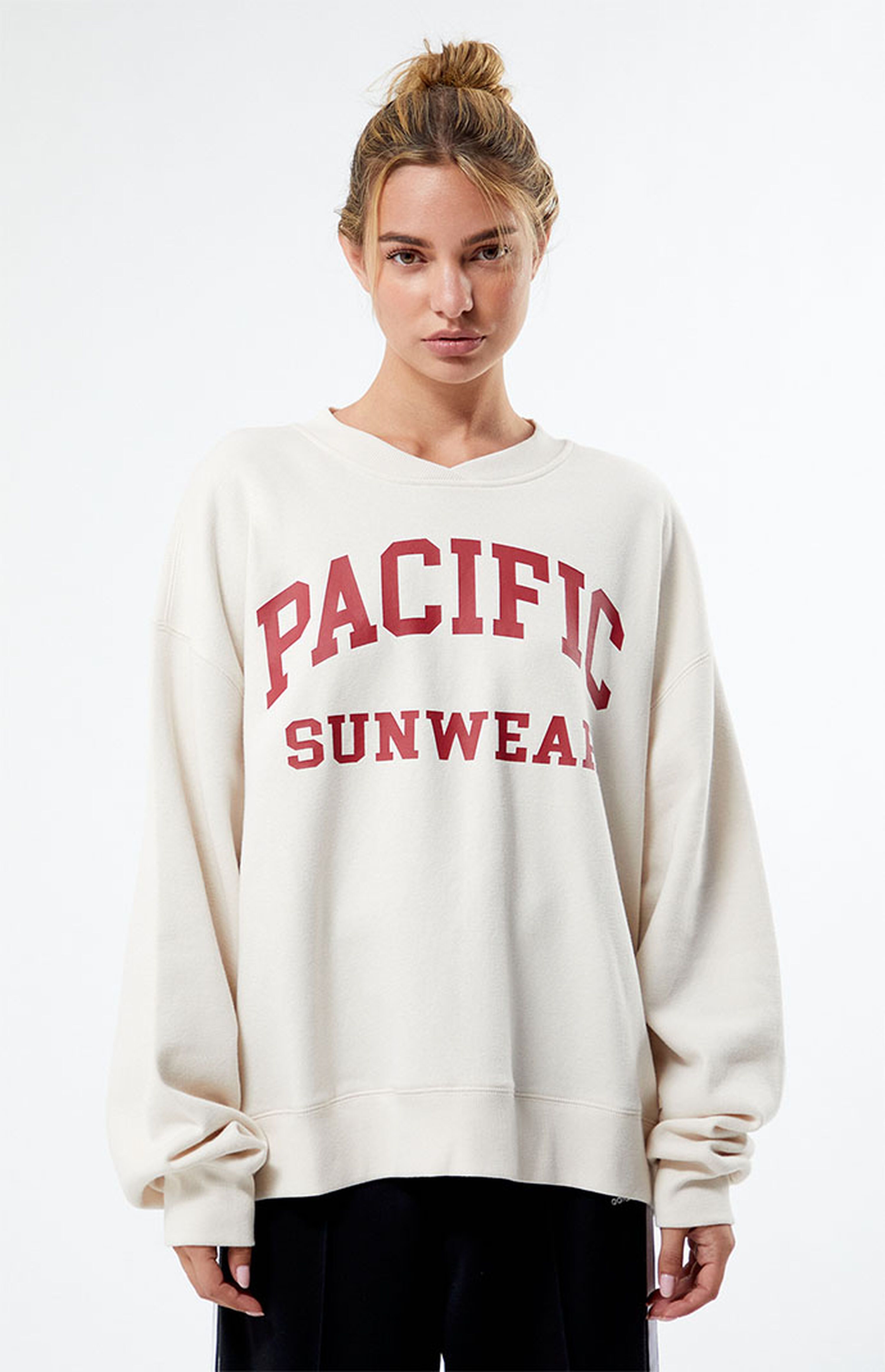 PacSun Pacific Sunwear Surplice Oversized Sweatshirt | PacSun | PacSun