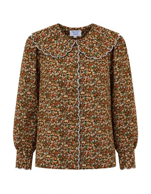 Cinnamon Meadow Apple Blouse | Over The Moon