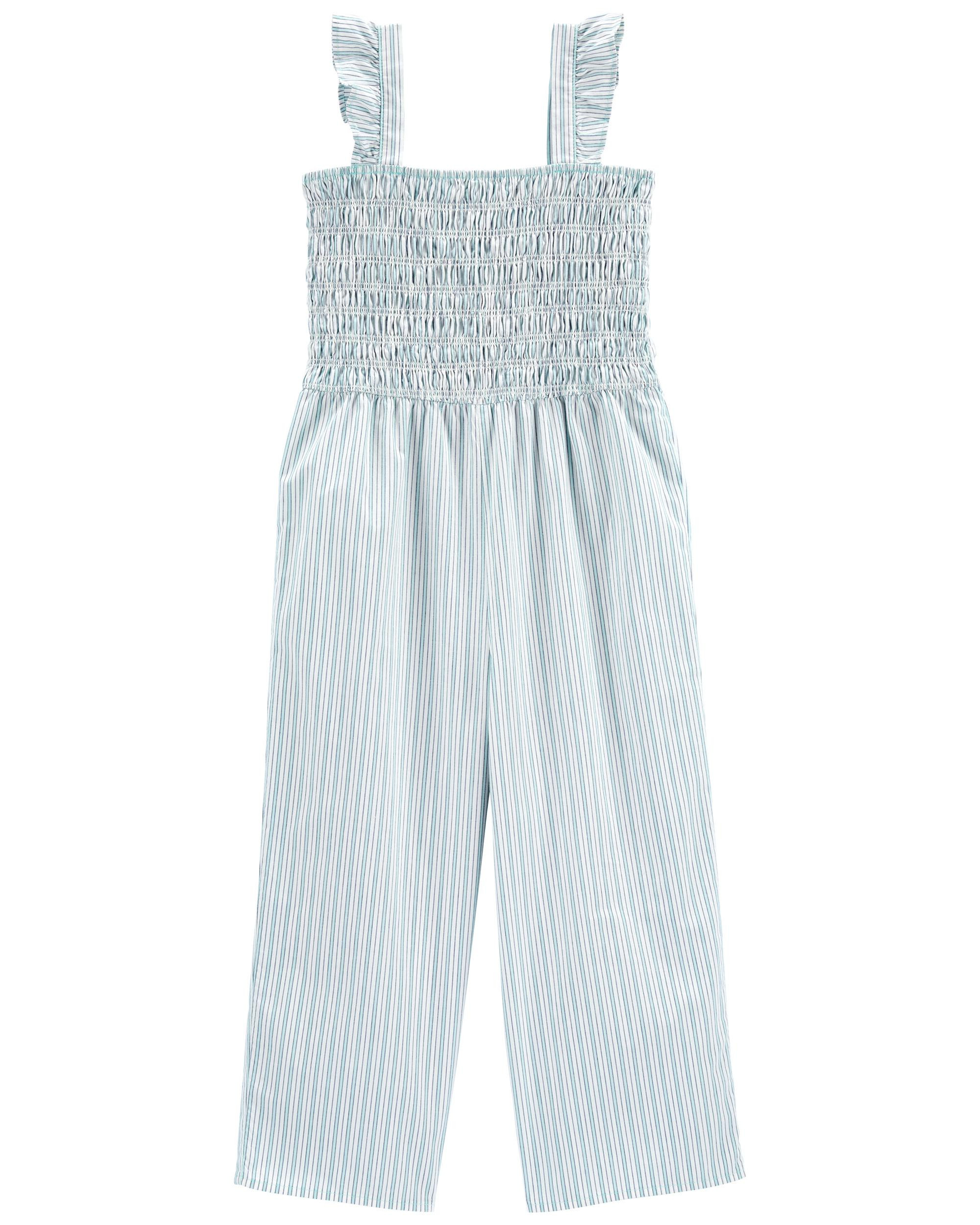 Kid Striped Smocked Jumpsuit | Carter's