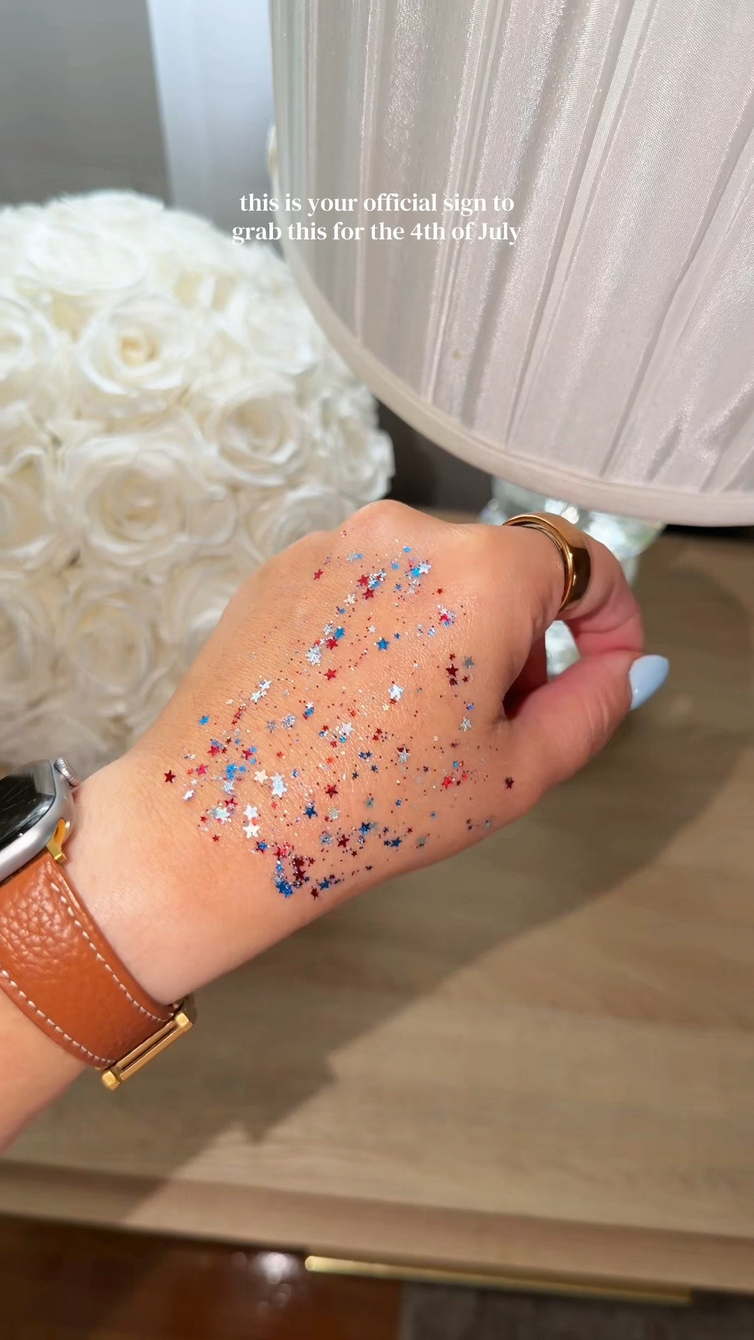 The cutest accessory for your 4th of July outfit 🇺🇸

4th of July glitter stick, patriotic makeup, red white and blue glitter, festival makeup, body glitter stick, face and hair glitter, Independence Day accessories. ✨🇺🇸 Add the perfect touch of sparkle to your 4th of July look in seconds! This mess-free glitter stick glides onto your face, body, and hair for the cutest patriotic shimmer—perfect for fireworks, BBQs, parades, country concerts, and all your summer celebrations. Easy to apply, travel-friendly, and guaranteed to make your holiday outfit pop

#LTKSeasonal #LTKmomlife #LTKSaleAlert