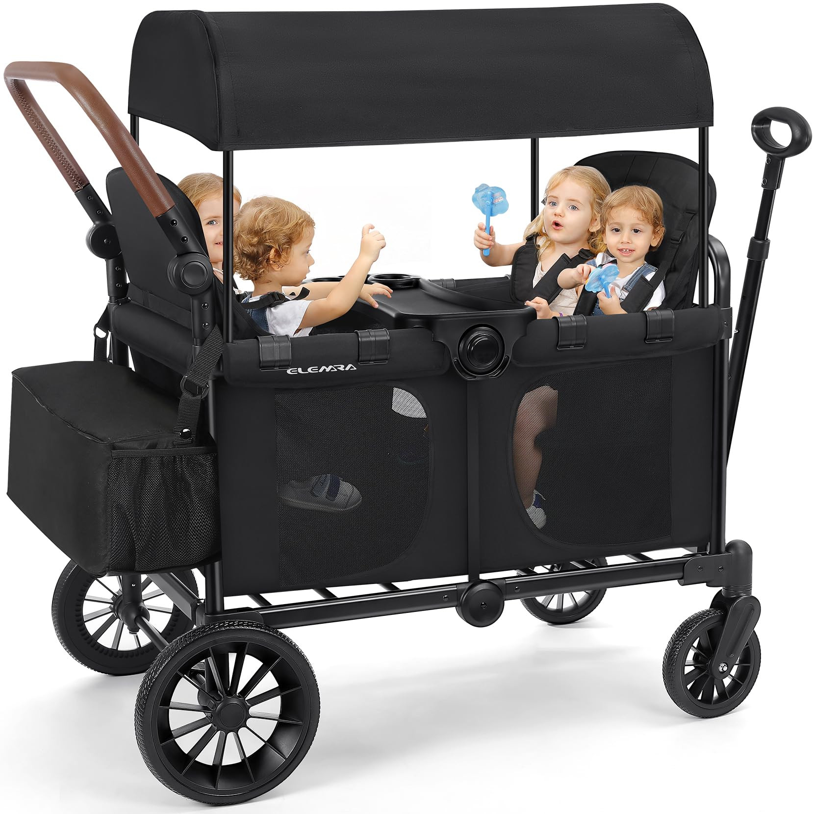 Safe and Comfortable Design: This wagon for kids featuring five-point adjustable safety harnesses... | Amazon (US)