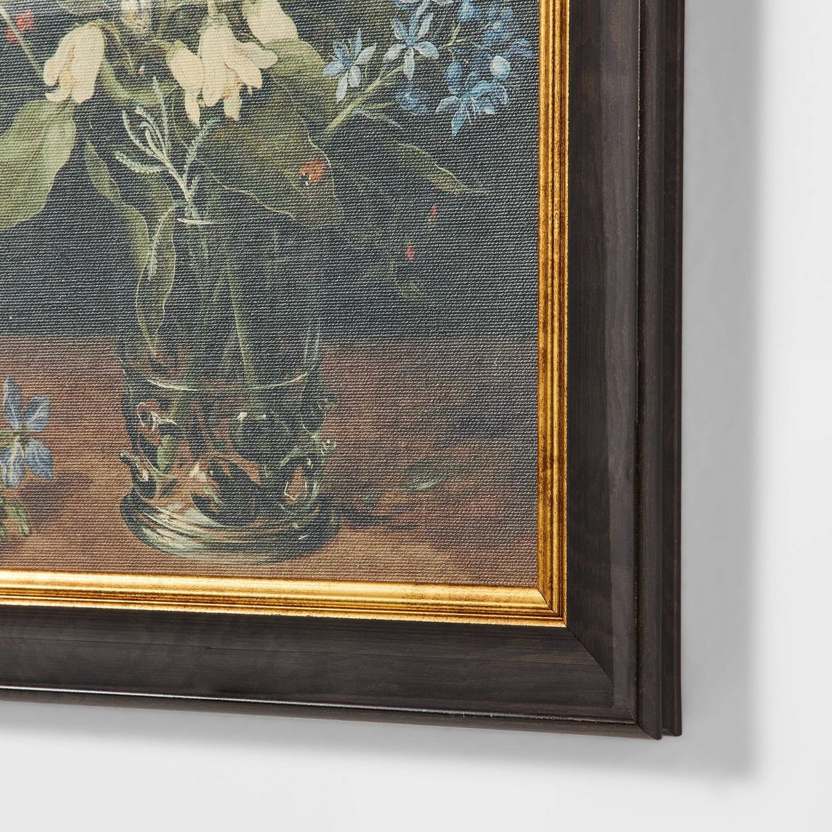 12" x 16" Floral Cotton Canvas Framed Wall Art - Threshold™ designed with Studio McGee : Vintag... | Target