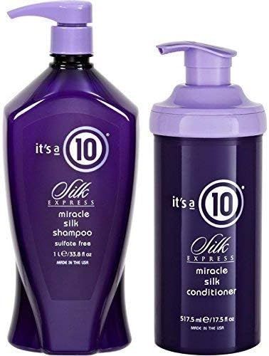 It's a 10 Ten Miracle Silk Express DUO: Shampoo 33.8 Oz & Conditioner 17.5 Oz | Amazon (US)