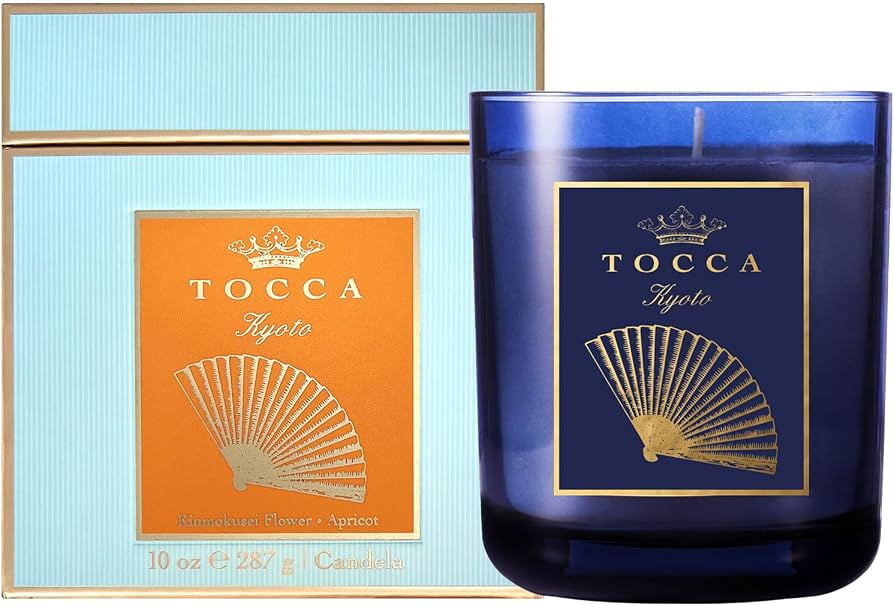 TOCCA Kyoto 10oz Candle - Kinmokusei Flower & Apricot Scented | Amazon (US)