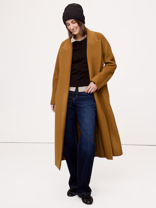 Italian Wool-Cashmere Wrap Coat | Banana Republic (US)